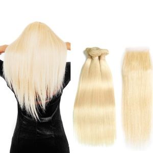 #613 Virgin Hair Bundles & Closure